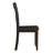 Platte Ladder Back Side Chair in Distressed Walnut (Set of 2)
