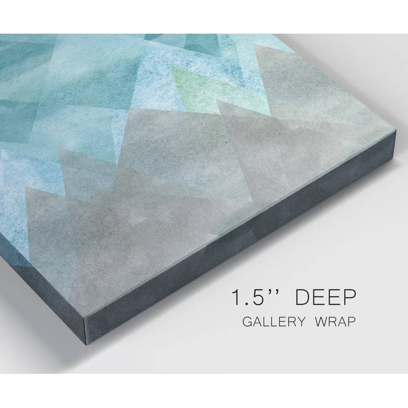 Triangle Mountain - Wrapped Canvas Print, 24" H x 24" W x 1" D