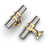Gold/Brushed Satin Nickel sélectionné