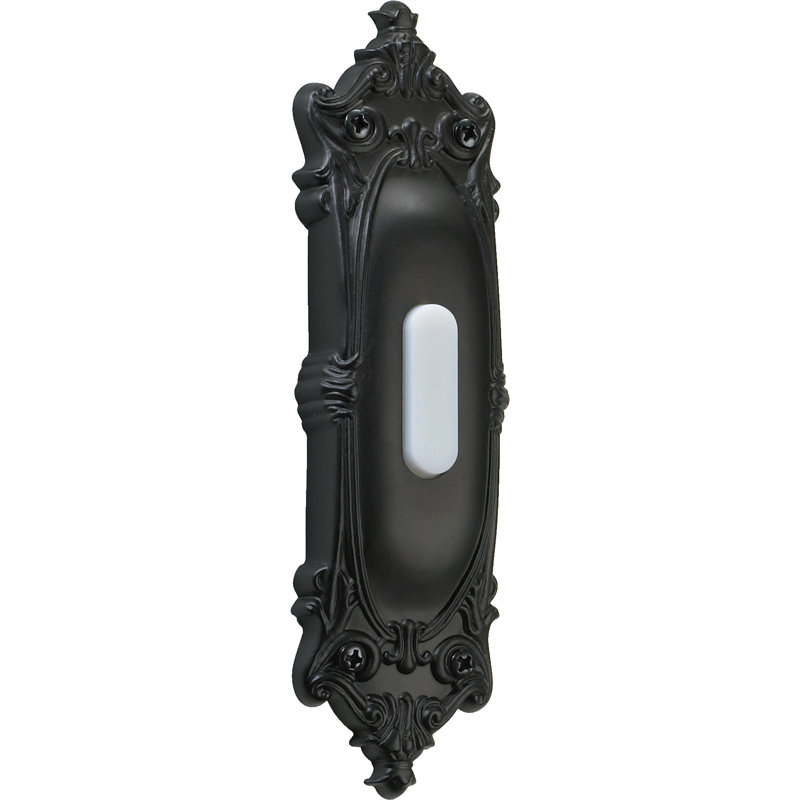 Bouton poussoir ovale dans l’ancien monde