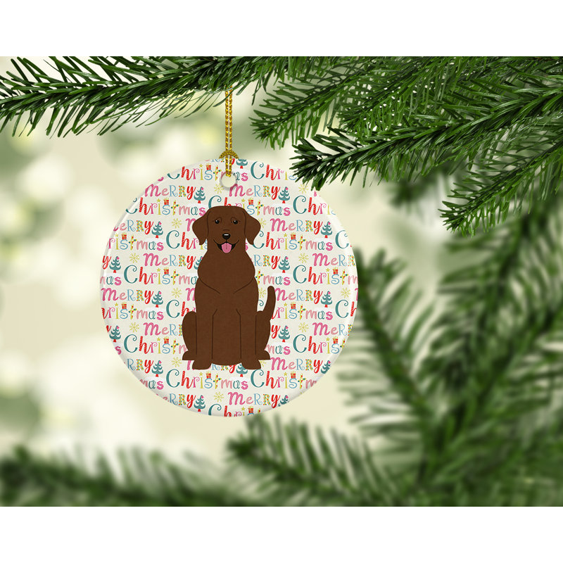 Ornement suspendu Merry Christmas
