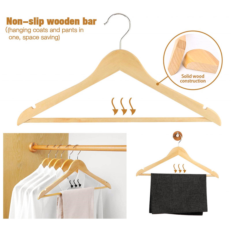 Giancola Wood Standard Hanger, Natural