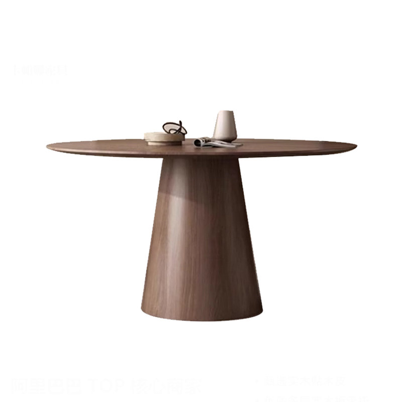 Table de salle à manger Oatsvall, H 29,50 po x L 51,00 po x l 51,00 po, Noyer