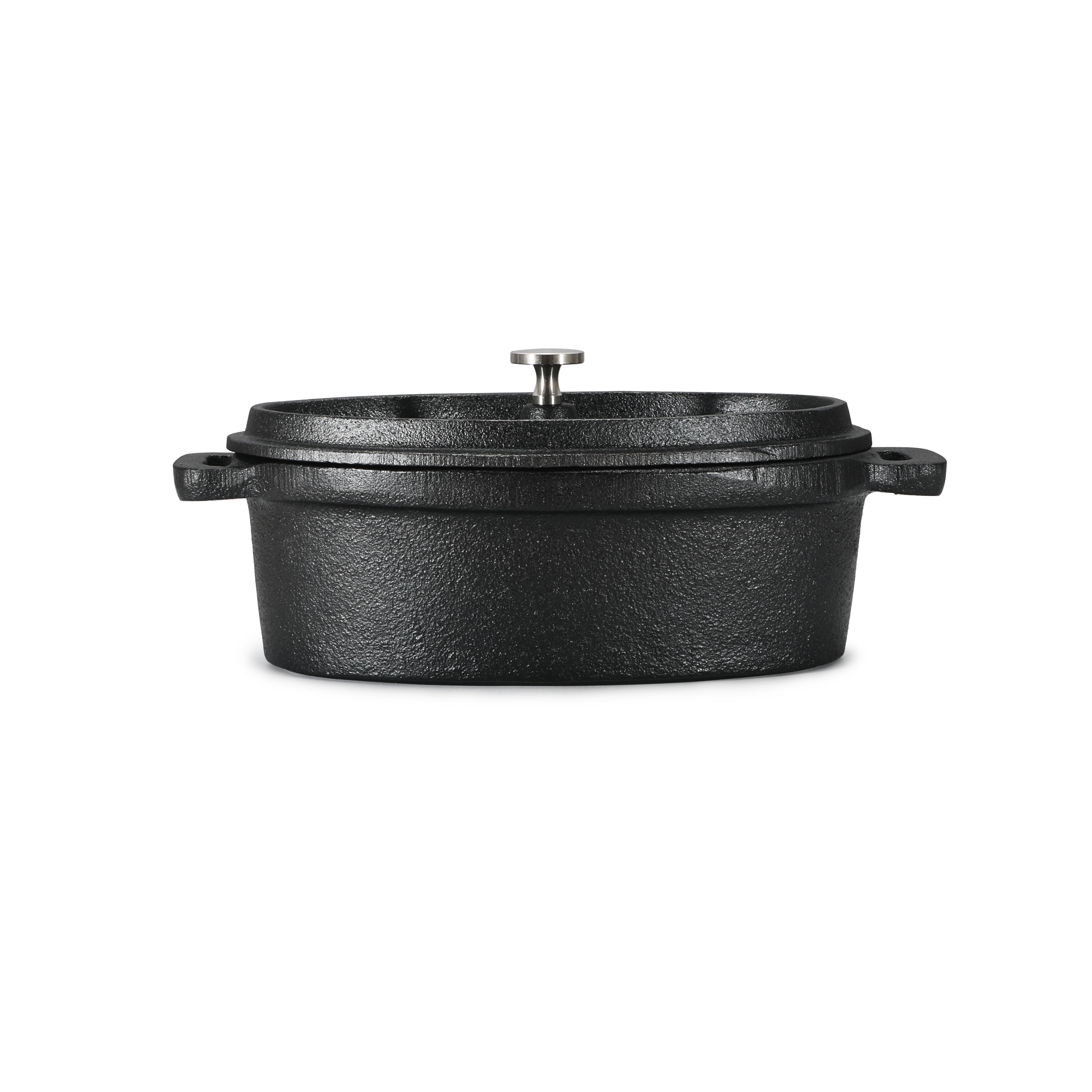 Commercial Chef Mini Casserole Dish With Lid, 0.63 Qt. Cast Iron Casserole  Dish For Baking, Cast Iron Cookware Mini Dutch Oven Ramekin With Handles &  Stainless Steel Knob