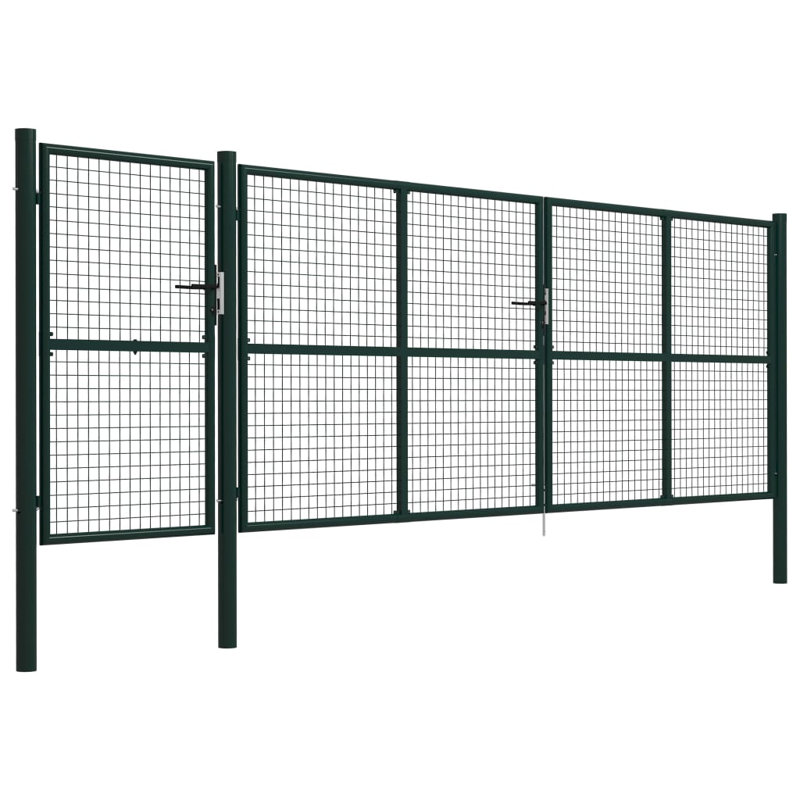 Tani 200cm H x 500cm W Metal Gate, Green