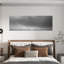 Misty Tree Line, minimaliste paisible, paysage serein, art mural-1080828087
