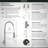 28'' L x 22'' W Stainless Steel Freestanding Laundry Sink with Faucet