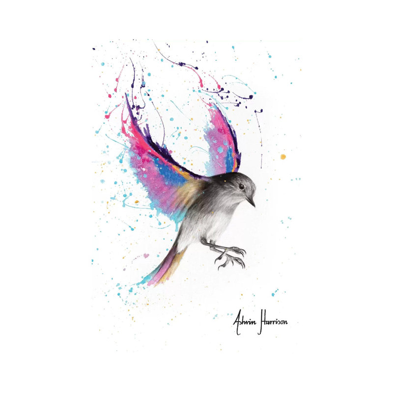 September Sunset Bird by Ashvin Harrison - Wrapped Canvas Print, 66.04 cm H x 45.72 cm W x 3.175 cm D