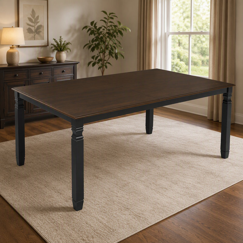 Table de salle à manger, Noir, espresso