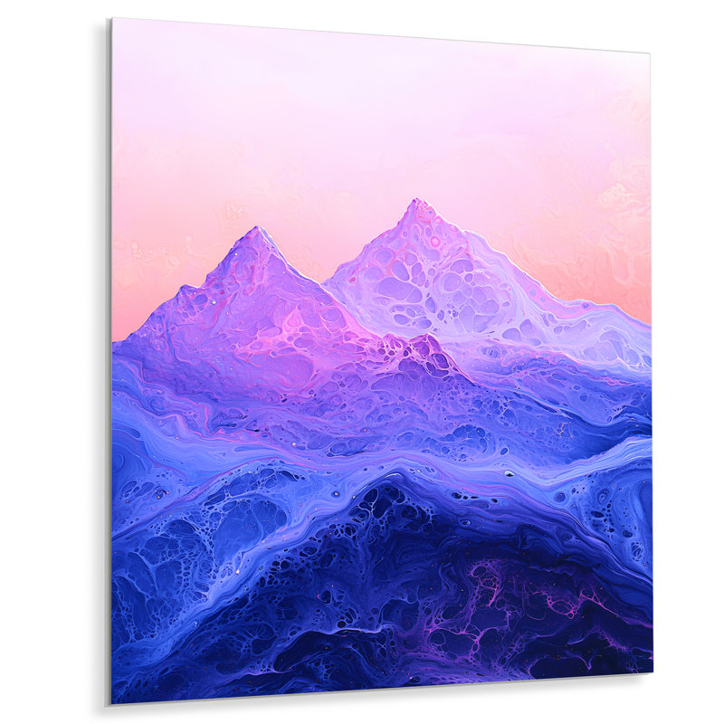 Volcan de la péninsule de Reykjanes, Islande, impression sur métal, H 40 po x l 30 po x P 0,84 po
