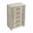 Shalyce Mid-Century Modern 28.7" W Solid Wood 5 Drawer Chest-1141932205