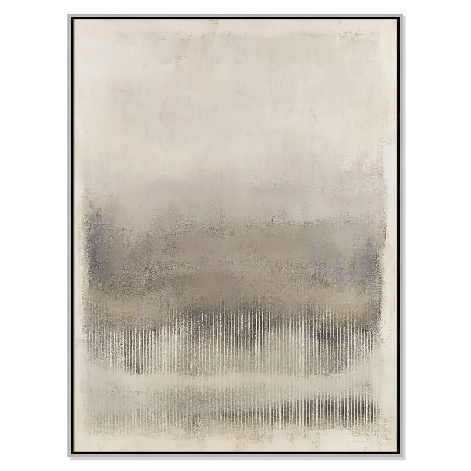 Balanced Silence II Print by Irena Orlov, 49.5" H x 37.5" W, Silver Floater