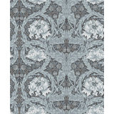 African Marigold Black Floral Wallpaper