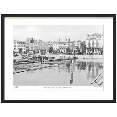 Portsmouth, The Hard 1890 by Francis Frith - Single Picture Frame Print