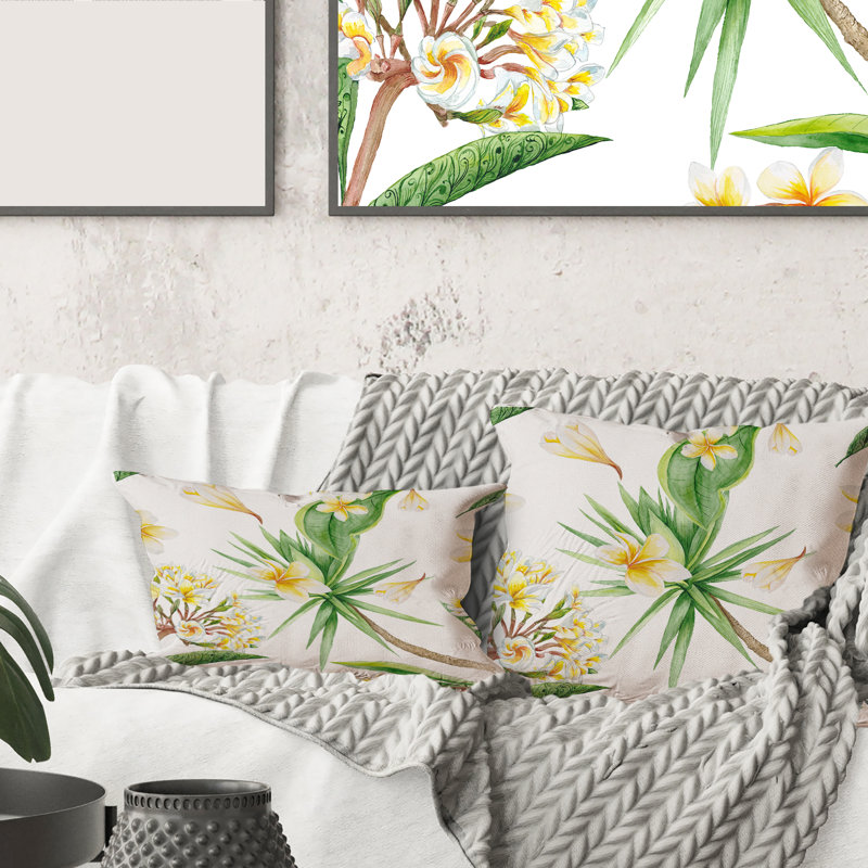 Floral Throw Pillow