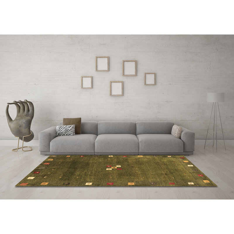 Washable Geometric Indoor Rug, Square 8'