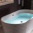 54'' x 30'' Freestanding Soaking Acrylic Bathtub-59745430