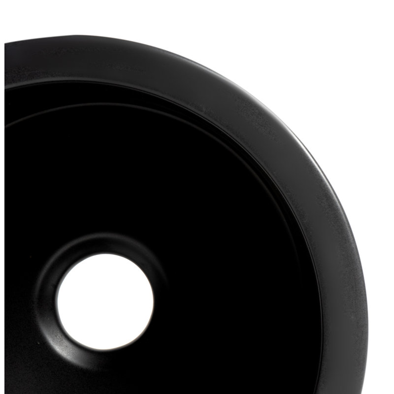Évier de cuisine encastrable L 18 po x l 18 po, Noir mat