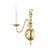 Benedetto Steel Candle Wall Light-736075046