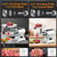 TECSPACE Stainless Steel Electric Meat Grinder