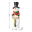 29.25"H Christmas Resin Snowman Porch Décor Includes 8 Warm White Lights With Timer