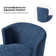 Cabrini 28.5"W Modern Swivel Accent Chair With Solid Wood Base