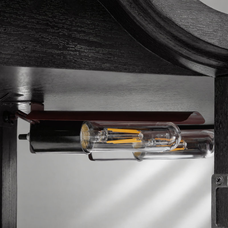 Vitrine de coin lumineuse, rangement élégant avec portes et tablettes en verre trempé pour le décor du salon et de la chambre à coucher, finition noire