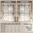 50-54" X 76" H Frameless Sliding  Shower Door, 5/16" (8Mm) Clear Tempered Glass, Stainless Steel Frame,Matte Black-123210158
