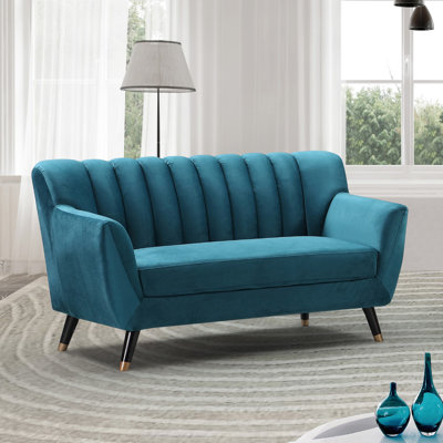 Zebediah 2 Seater Velvet Sofa