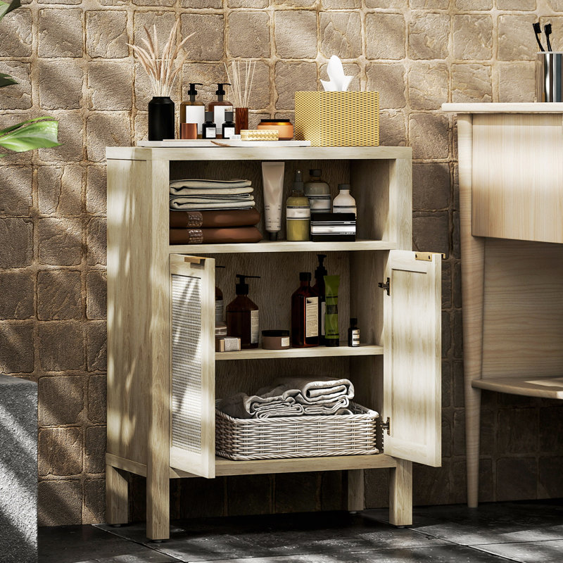 Buffet buffet avec rangement, armoire d'appoint moderne avec 2 portes et tablette réglable, armoire à café, naturel