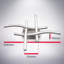 Blytheville 4-light 42.5cm LED Integrated Ceiling Light