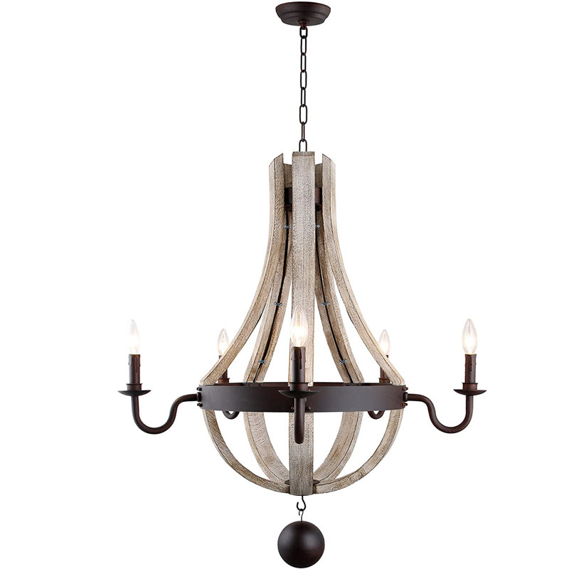 Acker 5 - Light Dimmable Empire Chandelier