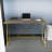 Lenes Metal Base Writing Desk-1484163702