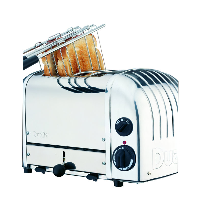 Dualit Combi 2+2 Toaster, Polished Stainless Steel