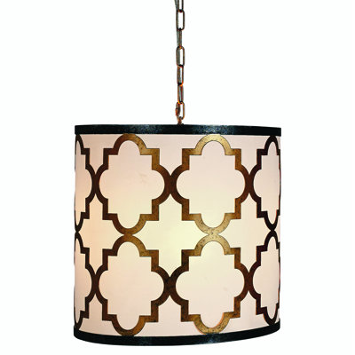 Sofia 4 - Light Shaded Drum Pendant