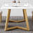 Light Luxury Rock Plate Rectangular Dining Table