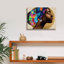 Toile épique «Golden Lady 1» par Alonzo Saunders, 16 po x 12 po-2005092020