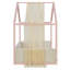 Lit double capitonné Serenity pour enfant, cadre de lit plateforme rembourré.-134097956