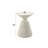 Duane Round Accent Table In Natural White