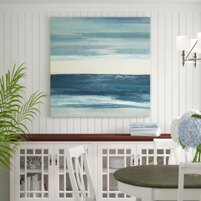 «Deep Blue Waves», reproduction d'art