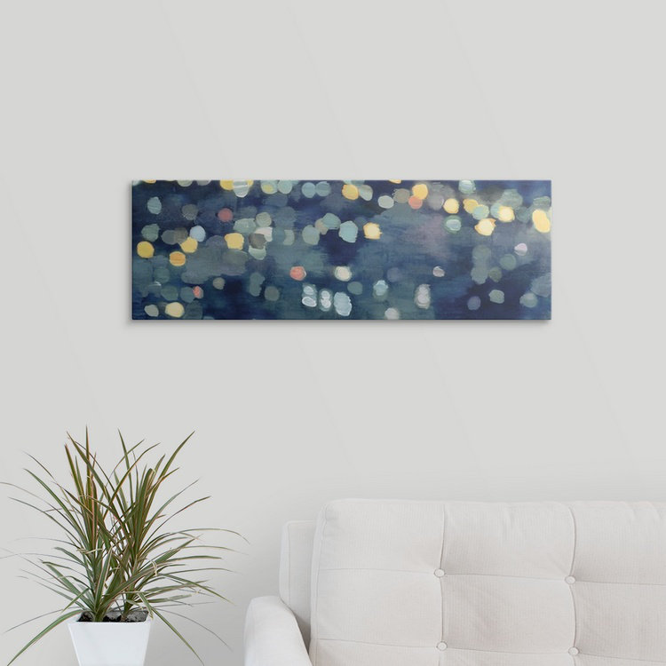 'city lights ii' peinture imprimé PI Studio, 20" H x 60" L x 1,5" D, Toile