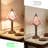 Mid-Century Modern Tiffany Blossom Table Lamp (Bulb Include)