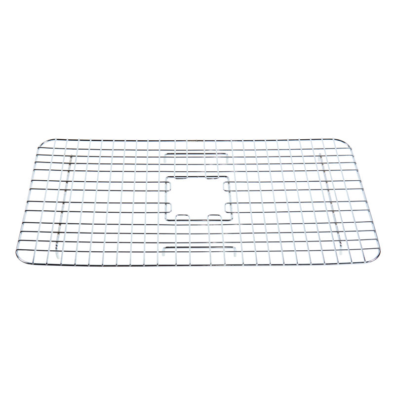 Grille de fond d'évier de cuisine en acier inoxydable 27,5 "x 14" SinkSense Rocca