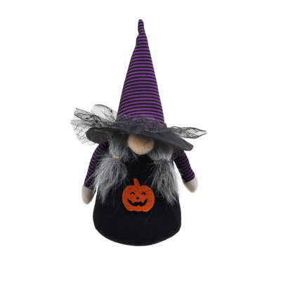 Gnome noir d'Halloween (paquet de 4)