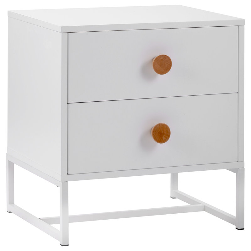 Aashi 48 cm W Bedside Table
