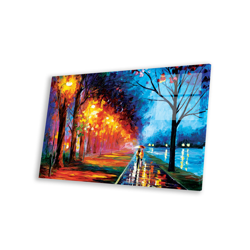 Alley By The Lake II sur plastique / peinture acrylique