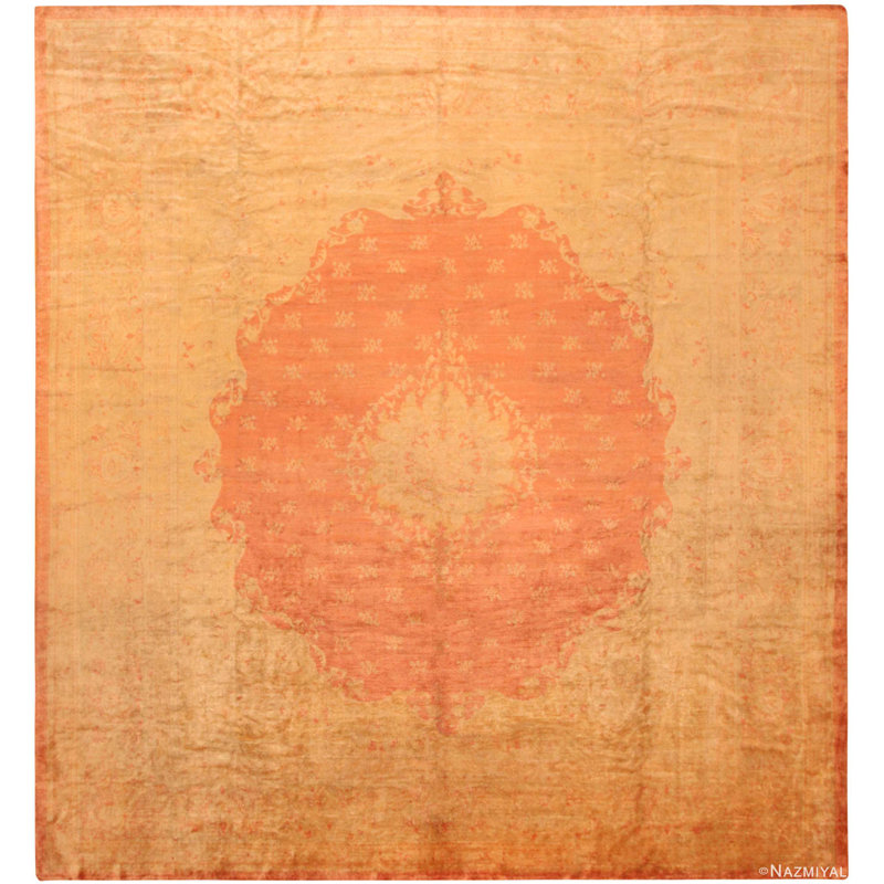 Tapis carré carré Oushak