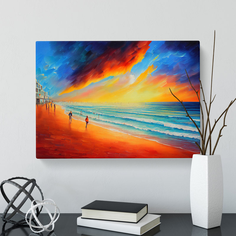 Beach View Vol.5 - Wrapped Canvas Print, 35cm H x 50cm W x 3cm D