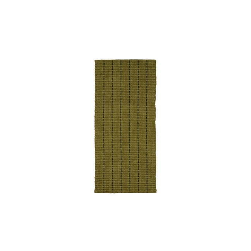 Shumate Solid Colour Hand Hooked 60cm X 120cm Area Rug