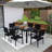 High-Quality Steel Outdoor Table And Chair Set, Suitable For Patio-1485774539